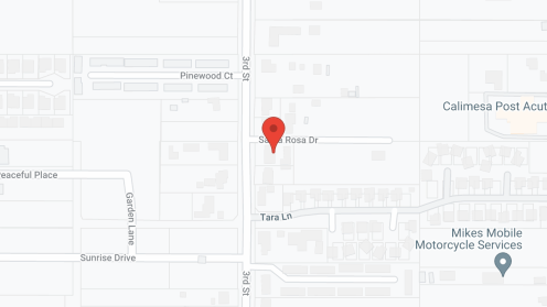 Map of the neighborhood around Rainbow Board and Care