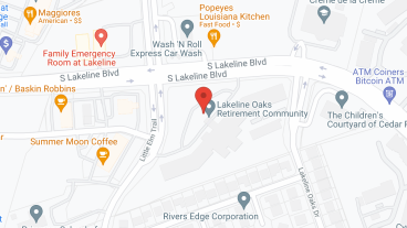 Lakeline Oaks Retirement Community in google map
