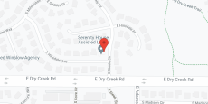 Serenity House Assisted Living Hinsdale in google map