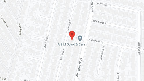 Map of the neighborhood around St. Therese Care Home