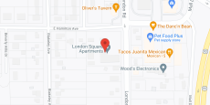 London Square Apartments in google map
