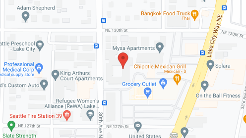 Map of the neighborhood around Cedar Park Apartments
