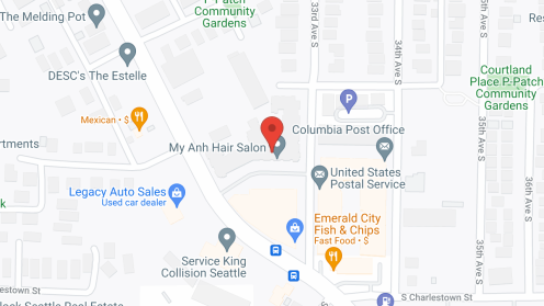 Map of the neighborhood around Courtland Place