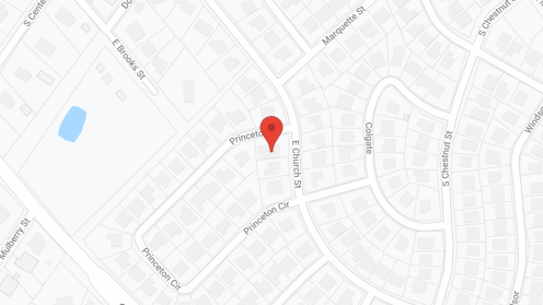 Map of the neighborhood around Gracy's Place