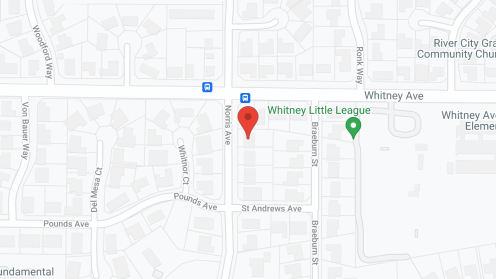 Map of the neighborhood around Rose Garden