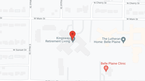 Map of the neighborhood around Kingsway Retirement Living