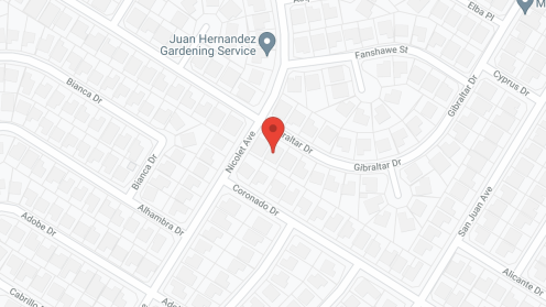 Map of the neighborhood around Gibraltar Assisted Living