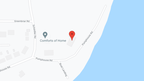 Map of the neighborhood around Comforts of Home - Chippewa Falls