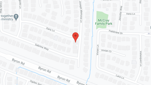 Map of the neighborhood around The Oasis Community Inc - Delphinium