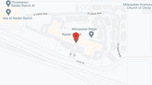 Map of the neighborhood around The Isle at Raider Ranch