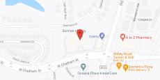 Sunrise of Cary in google map