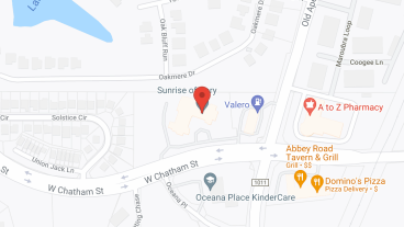 Sunrise of Cary in google map
