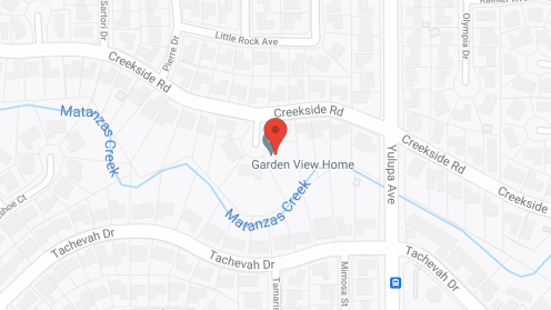 Map of the neighborhood around Garden View Home