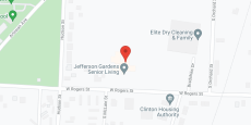 Jefferson Gardens in google map
