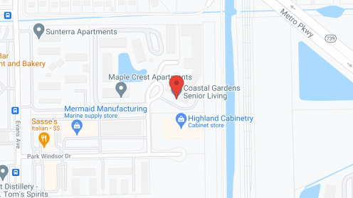 Map of the neighborhood around Hidden Oaks