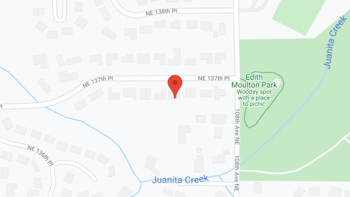 Map of the neighborhood around Evergreen AFH