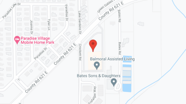 Balmoral Assisted Living in google map