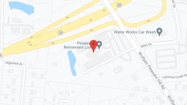 Pinebrook in google map