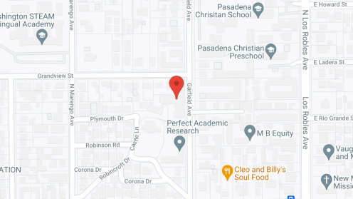 Map of the neighborhood around Garfield Care