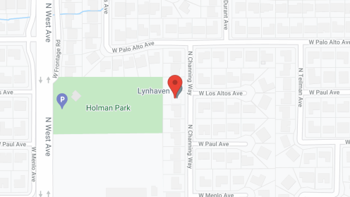 Map of the neighborhood around Lynhaven
