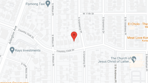 Map of the neighborhood around Country Club South