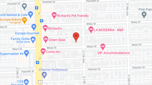 Map of the neighborhood around Azalea Gardens