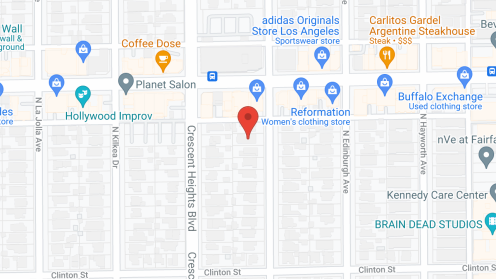Map of the neighborhood around Amend