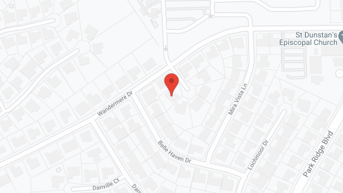 Map of the neighborhood around Del Cerro Manor