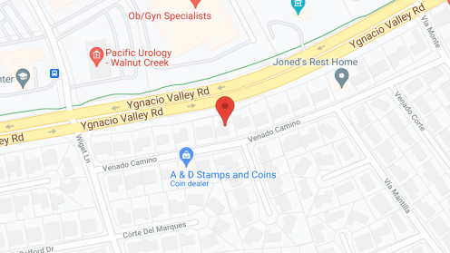 Map of the neighborhood around Walnut Creek Care Home