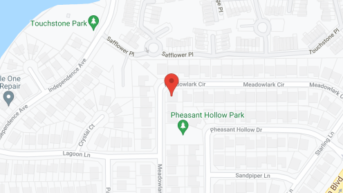 Map of the neighborhood around St. Claire's Home for the Elderly