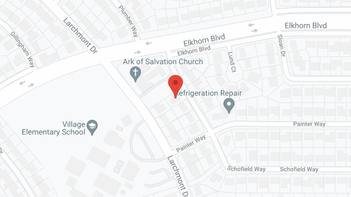 Map of the neighborhood around Hice's Home