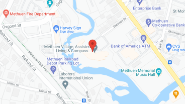 Methuen Village in google map