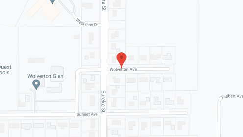 Map of the neighborhood around Whispering Pines