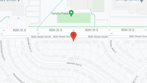 Map of the neighborhood around Triple Angels of Cottage Grove