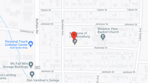 Map of the neighborhood around Keestone Senior Community