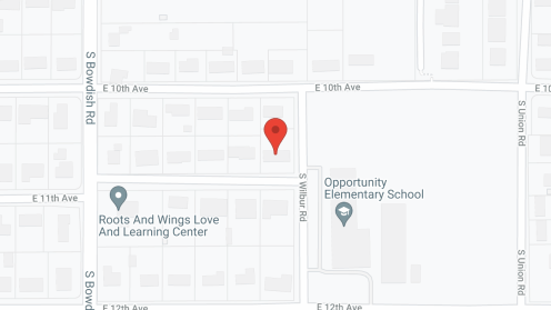 Map of the neighborhood around Purity's Calico Cottage AFH