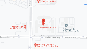 The Villages of St. Peters in google map