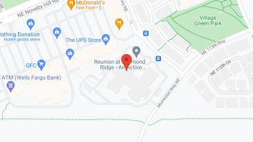 Reunion at Redmond Ridge in google map