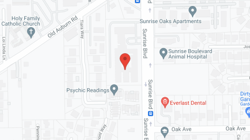 Map of the neighborhood around Auburn Oaks Senior Living