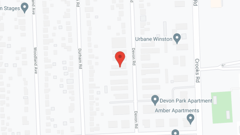 Map of the neighborhood around Veronica's Place