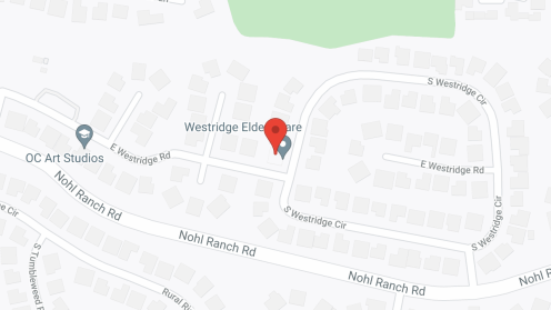 Map of the neighborhood around Westridge Elderly Care
