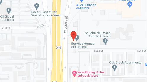 Map of the neighborhood around Beehive Assisted Living