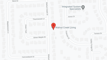 Walnut Creek Living in google map