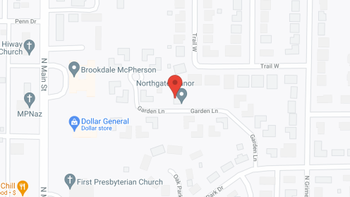 Map of the neighborhood around Northgate Manor