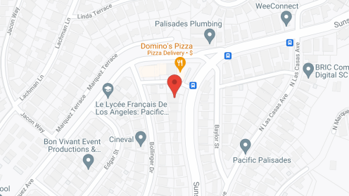 Map of the neighborhood around The Palisades Villa