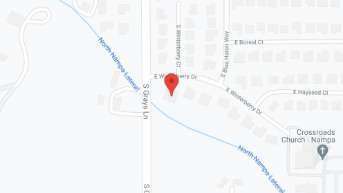 Map of the neighborhood around Aging Gracefully