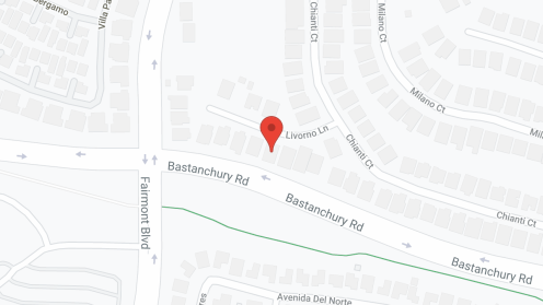 Map of the neighborhood around Bryant Ranch Guest Manor VI