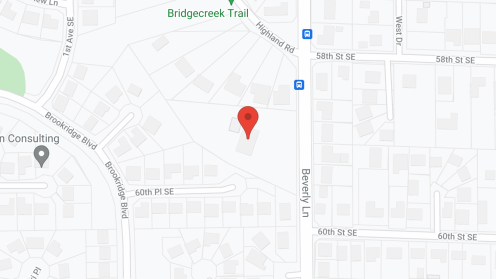 Map of the neighborhood around BeeCee Homes