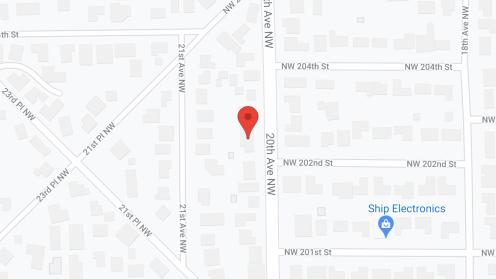 Map of the neighborhood around Sarausad Homes, Inc
