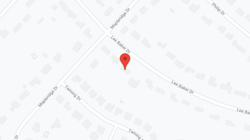 Map of the neighborhood around L and W Home
